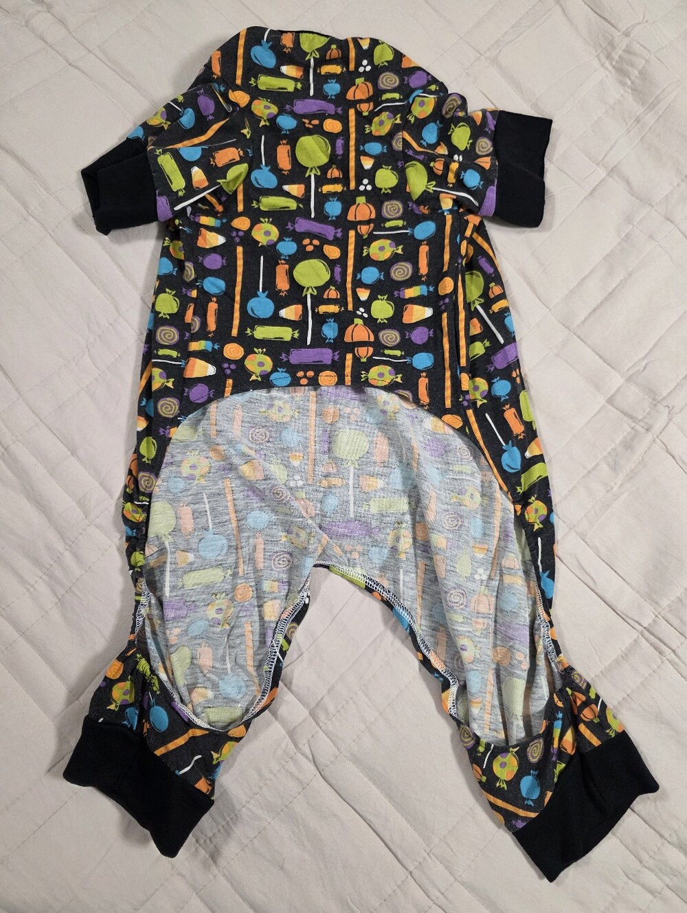 Halloween Themed Dog Pajamas Size Large